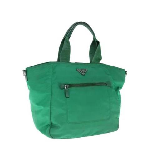 Pre-owned Nylon prada-bags Prada Vintage , Green , Dames