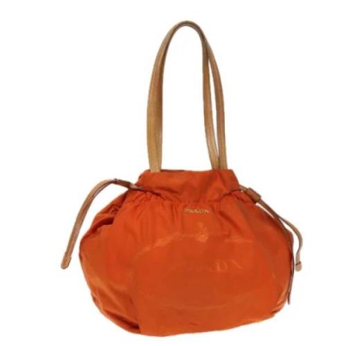 Pre-owned Nylon prada-bags Prada Vintage , Orange , Dames