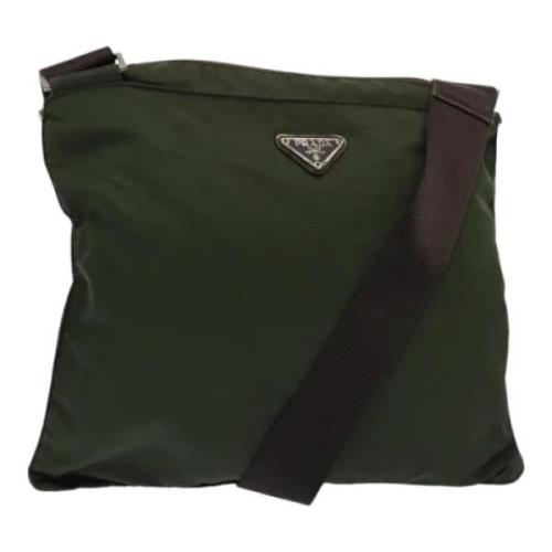 Pre-owned Nylon prada-bags Prada Vintage , Green , Dames