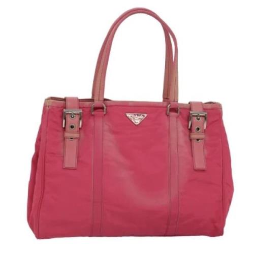 Pre-owned Nylon prada-bags Prada Vintage , Pink , Dames