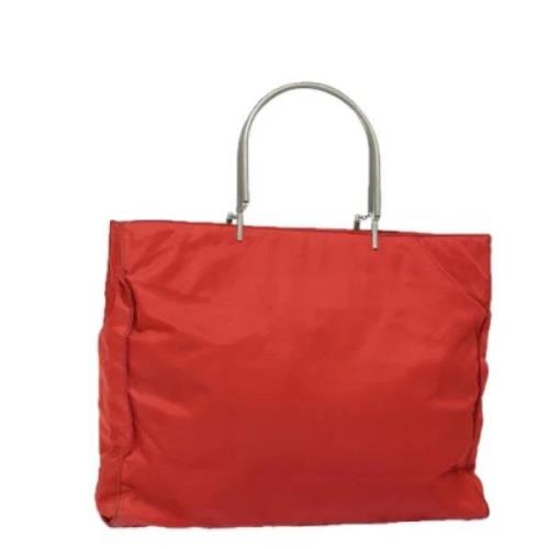 Pre-owned Nylon prada-bags Prada Vintage , Red , Dames