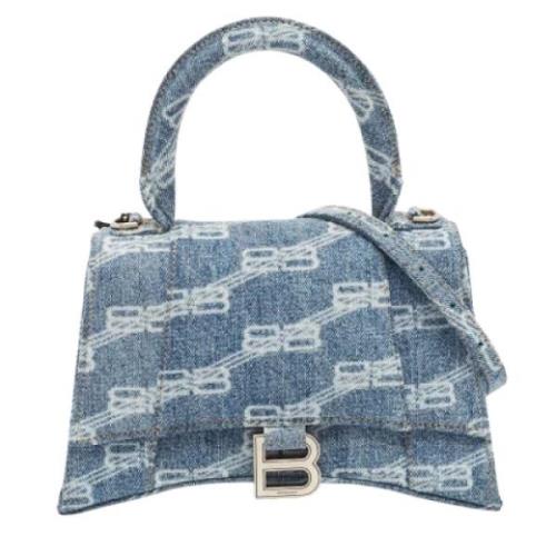 Pre-owned Denim handbags Balenciaga Vintage , Blue , Dames