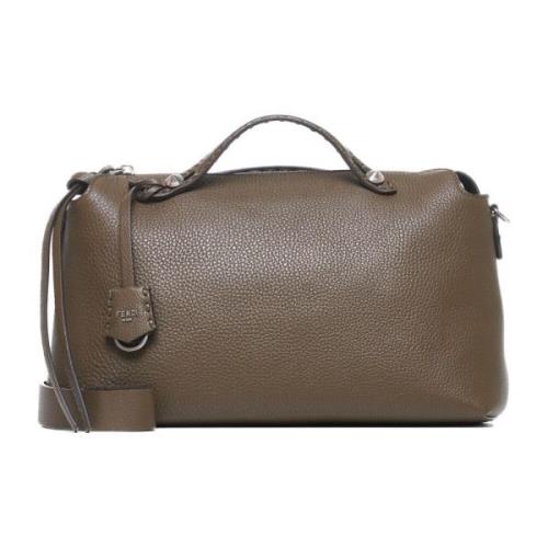 Stijlvolle Handtas in Trendy Ontwerp Fendi , Brown , Dames