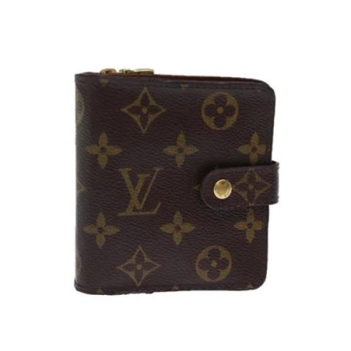 Pre-owned Coated canvas wallets Louis Vuitton Vintage , Brown , Dames