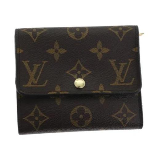 Pre-owned Canvas wallets Louis Vuitton Vintage , Brown , Dames