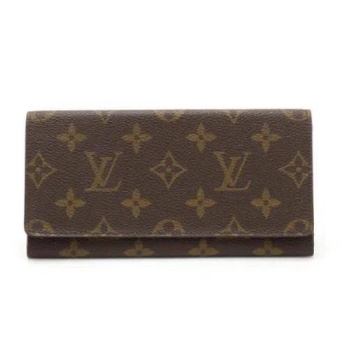 Pre-owned Canvas wallets Louis Vuitton Vintage , Brown , Heren