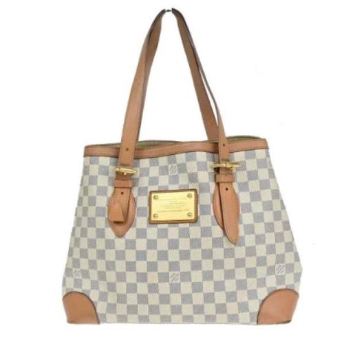 Pre-owned Canvas louis-vuitton-bags Louis Vuitton Vintage , White , Da...