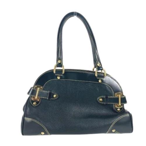 Pre-owned Leather louis-vuitton-bags Louis Vuitton Vintage , Black , D...