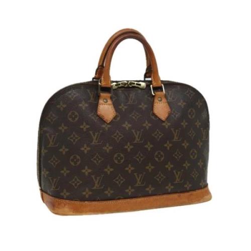 Pre-owned Canvas handbags Louis Vuitton Vintage , Brown , Dames