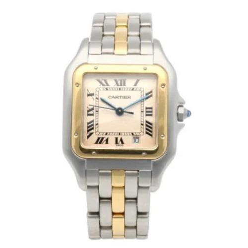 Pre-owned Stainless Steel watches Cartier Vintage , Gray , Dames