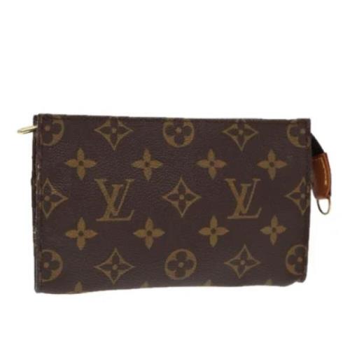 Pre-owned Canvas pouches Louis Vuitton Vintage , Brown , Dames