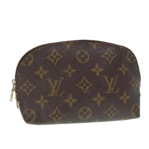 Pre-owned Canvas pouches Louis Vuitton Vintage , Brown , Dames