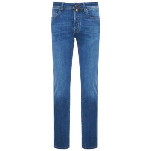 Bard Katoenmix Jeans Jacob Cohën , Blue , Heren