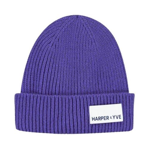 Beanie Hat Aw24Nacc01 Harper & Yve , Purple , Dames