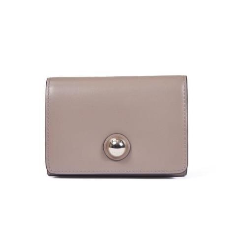 Sfera Leren Portemonnee Furla , Gray , Dames