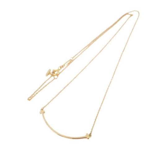 Pre-owned Rose Gold necklaces Tiffany & Co. Pre-owned , Yellow , Dames