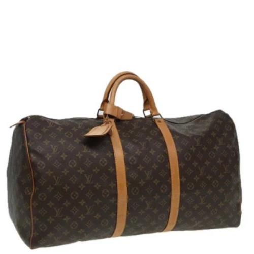 Pre-owned Canvas louis-vuitton-bags Louis Vuitton Vintage , Brown , Da...