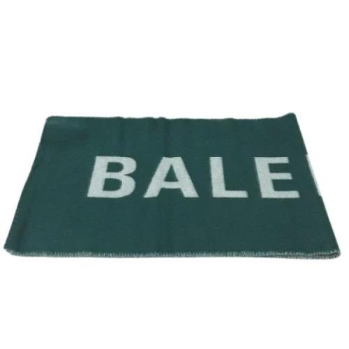 Pre-owned Fabric scarves Balenciaga Vintage , Green , Dames