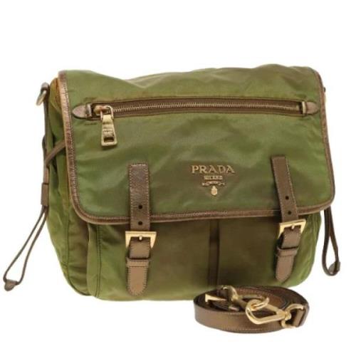 Pre-owned Nylon prada-bags Prada Vintage , Green , Dames