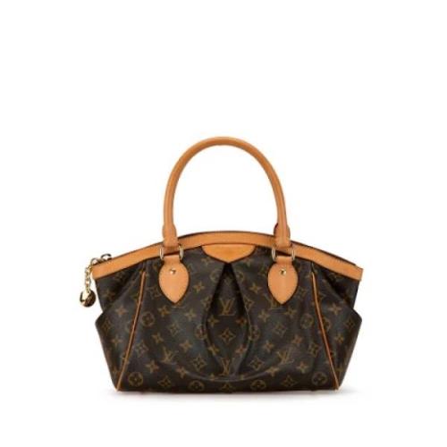 Pre-owned Canvas handbags Louis Vuitton Vintage , Brown , Dames