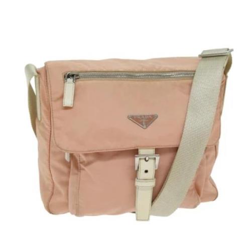 Pre-owned Nylon prada-bags Prada Vintage , Pink , Dames