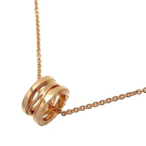 Pre-owned Rose Gold necklaces Bvlgari Vintage , Yellow , Dames