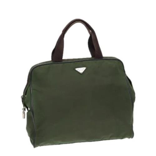 Pre-owned Nylon prada-bags Prada Vintage , Green , Dames