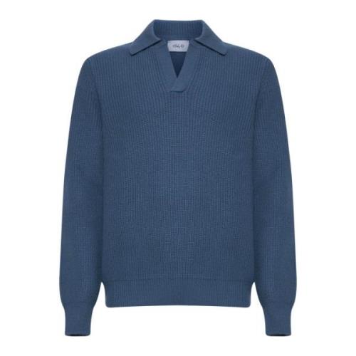 Blauwe Sweaters voor Mannen D4.0 , Blue , Heren