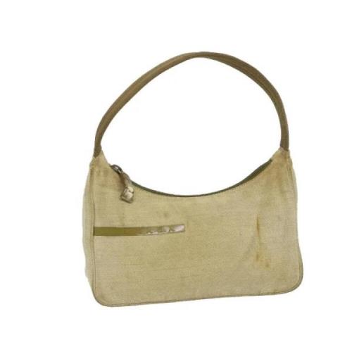 Pre-owned Canvas handbags Prada Vintage , Beige , Dames