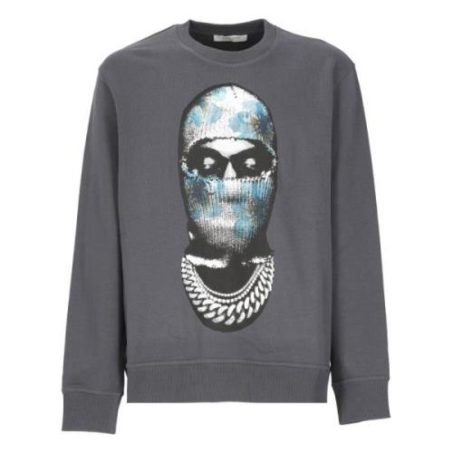 Grijze Katoenen Sweatshirt met Petali Print IH NOM UH NIT , Gray , Her...