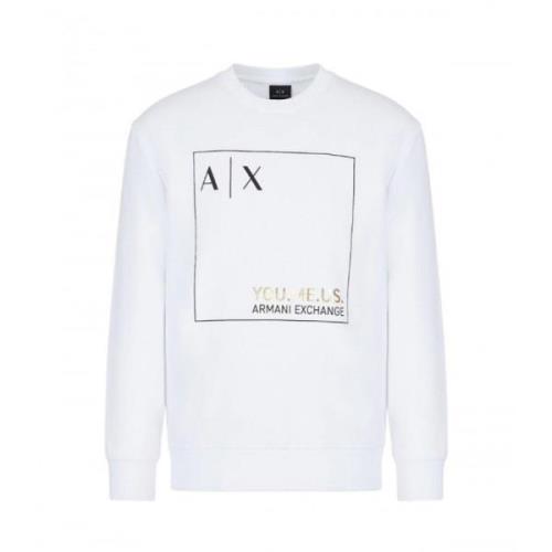 AX Sweater Armani , White , Heren