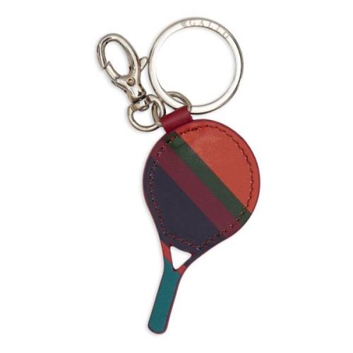 Unisex blauwe racket sleutelhanger met veelkleurige strepen Gallo , Mu...