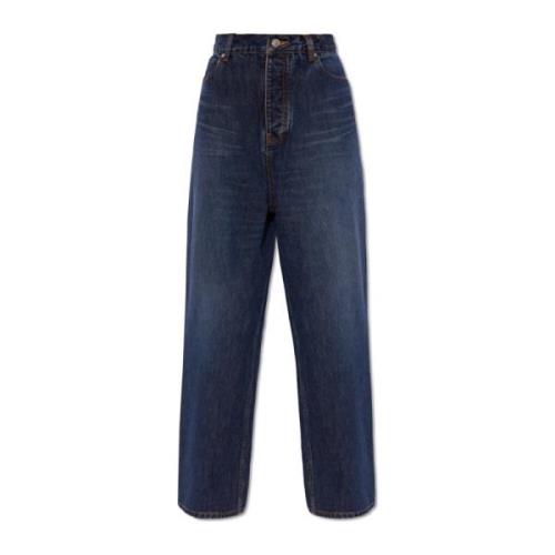 Jeans met logo Balenciaga , Blue , Dames