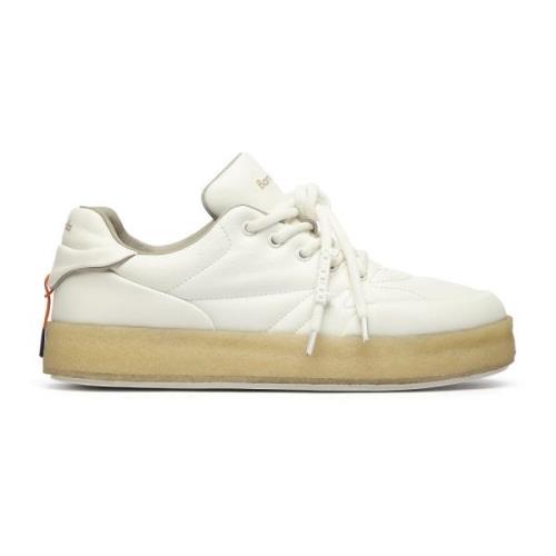 Witte Crane Sneakers Barracuda , White , Heren