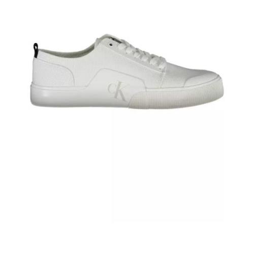 Calvin Klein White Cotton Sneaker Calvin Klein , White , Heren