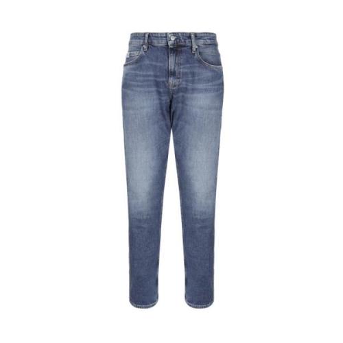 Jeans met 98% katoen 2% elastan Calvin Klein , Blue , Heren