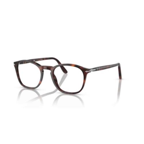 Stijlvolle zonnebril met blauwe lenzen Persol , Brown , Unisex