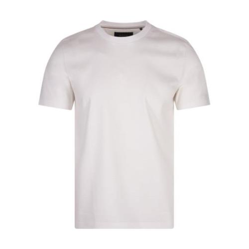 Wit T-shirt met gemerceriseerde afwerking Hugo Boss , White , Heren