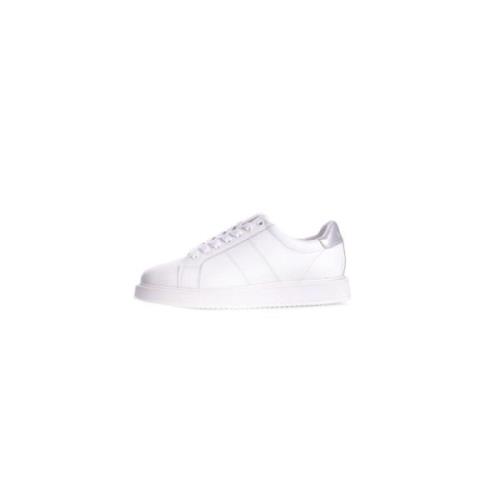 Dames Leren Sneakers Ralph Lauren , White , Dames