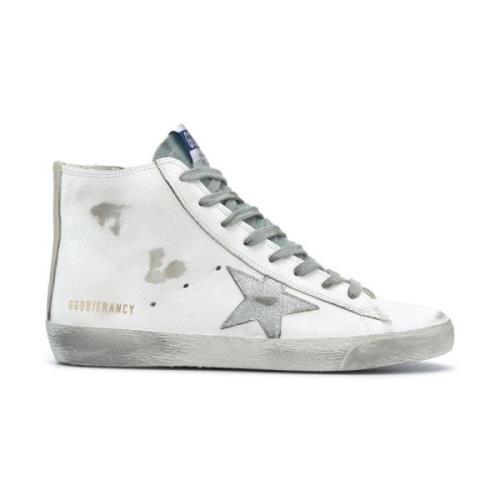 Witte Sneakers met Sterrenpatch Golden Goose , White , Dames