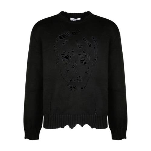 Zwarte Sweater Collectie Alexander McQueen , Black , Heren