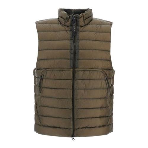 Gewatteerd D.d. Shell Vest C.p. Company , Green , Heren