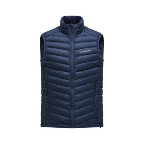 Blauwe Frost Donsvest Peak Performance , Blue , Heren