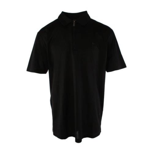 Zwart Polo Shirt met Logo Paul & Shark , Black , Heren