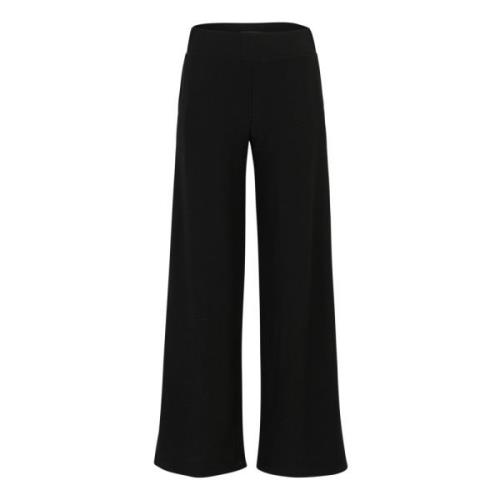 Wijde Pijp Moderne Pasvorm Broek vera mont , Black , Dames