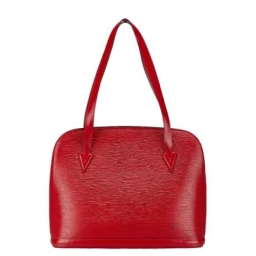 Pre-owned Leather louis-vuitton-bags Louis Vuitton Vintage , Red , Dam...