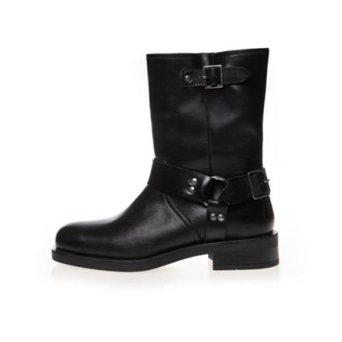 Leren laarzen met schuimzool Copenhagen Shoes , Black , Dames