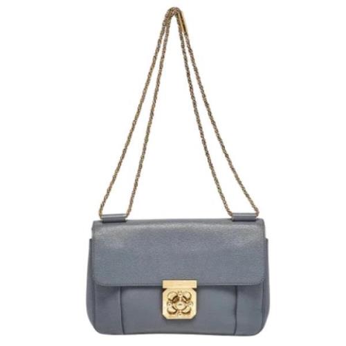 Pre-owned Leather shoulder-bags Chloé Pre-owned , Blue , Dames