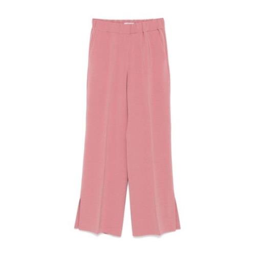 Roze Broek met Elastische Tailleband Alberto Biani , Pink , Dames