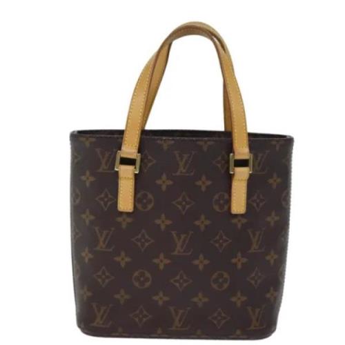 Pre-owned Canvas totes Louis Vuitton Vintage , Brown , Dames